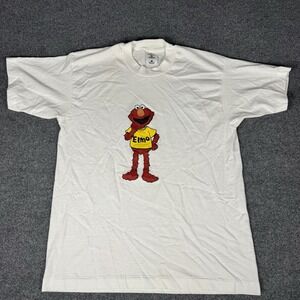Elmo Sesame Street Vintage‎ 90s Graphic T-Shirt Adult Large Tee